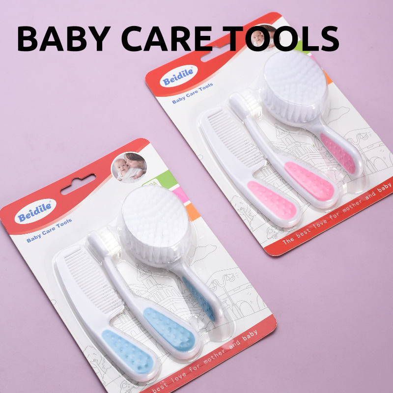 Hair Care For Baby - New-3 pezzi pettine per bambini, spazzolino