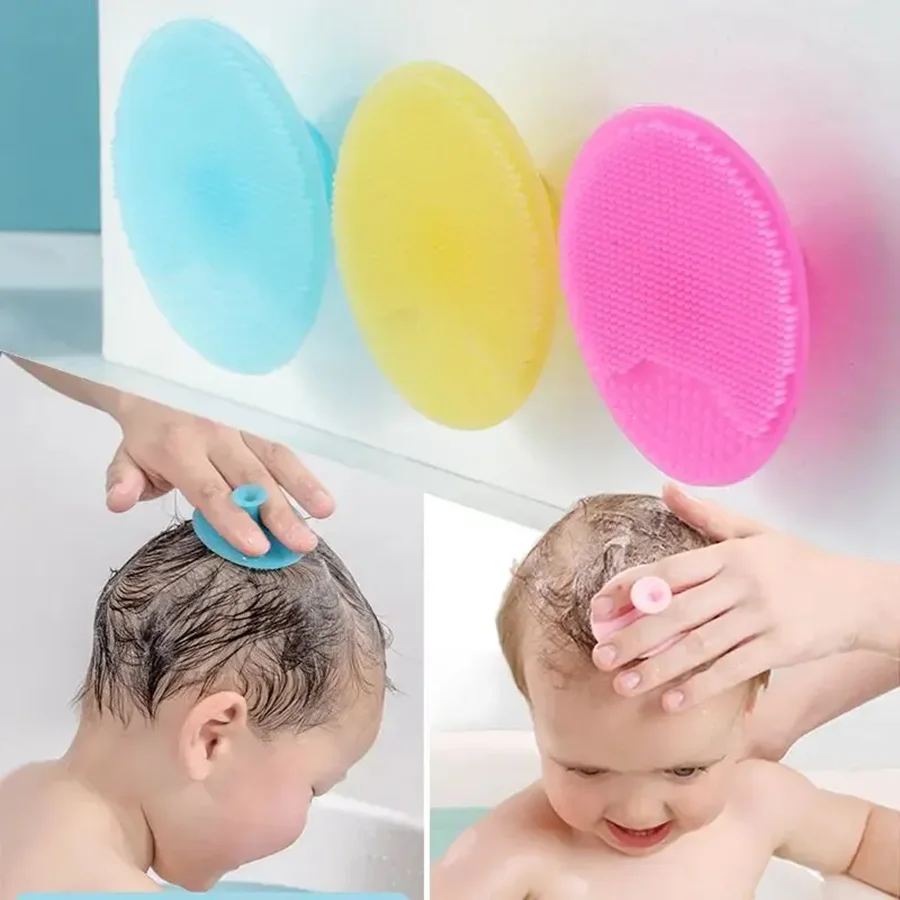 Hair Care For Baby - Spazzola in Silicone per Shampoo Neonati