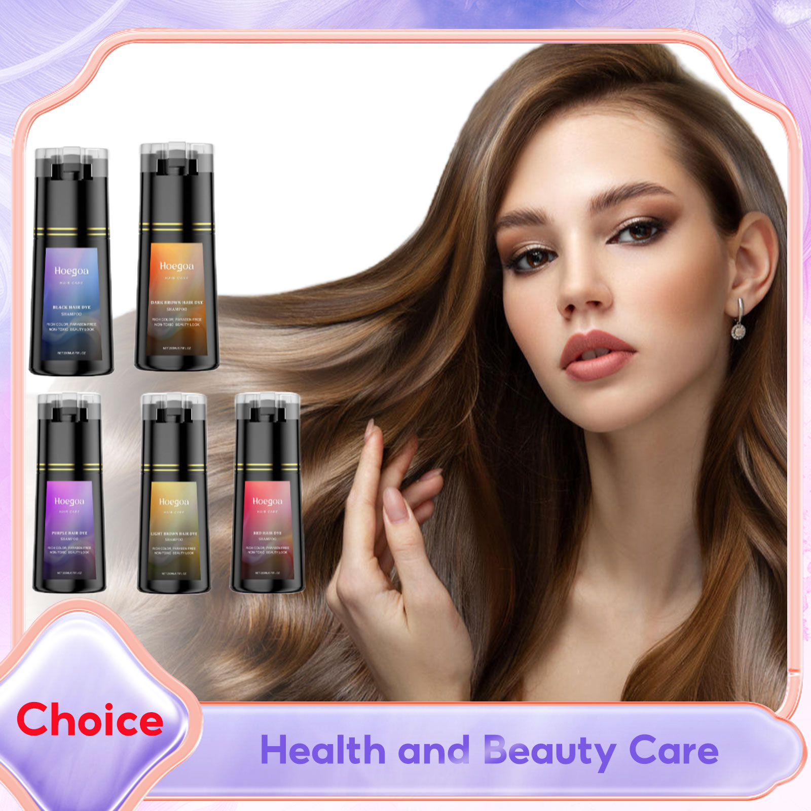 Hair Care Natural Ingredients - Shampoo per tinture per capelli per