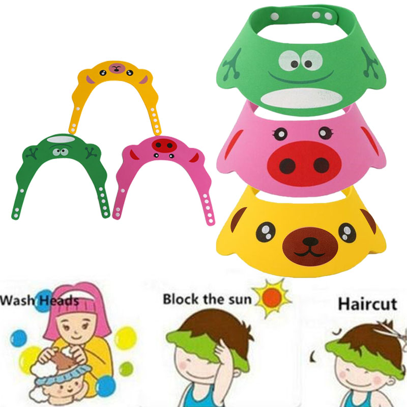 Hair Care For Baby - Cappello da doccia regolabile per bambini
