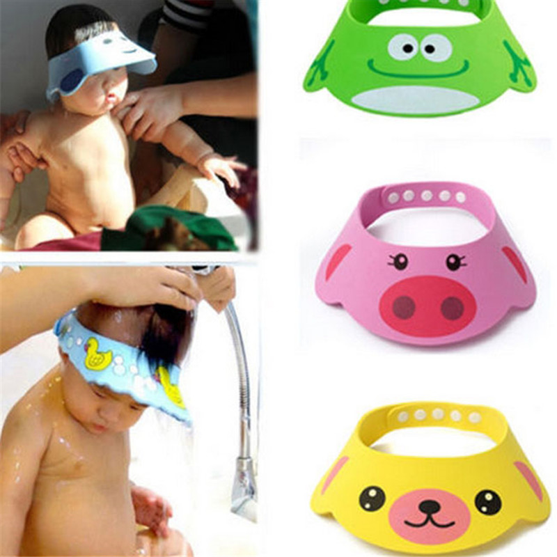Hair Care For Baby - Cappello da doccia regolabile per bambini