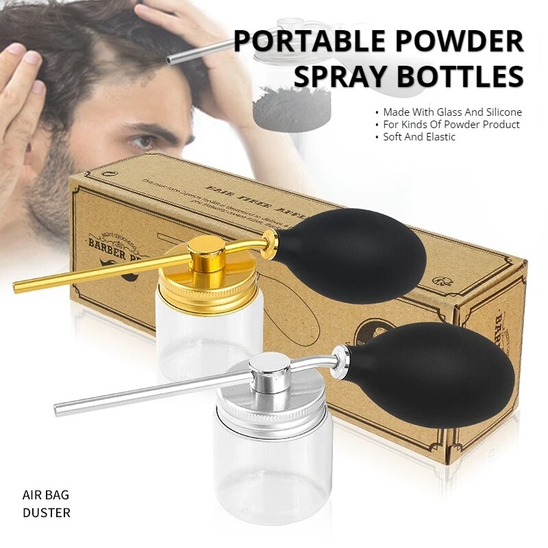 Hair Care Brand - Bottiglia spray per polvere da barbiere