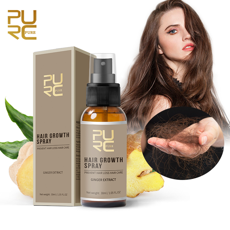 Hair Care Serum - PURC Ginger Hair Spray Root olio