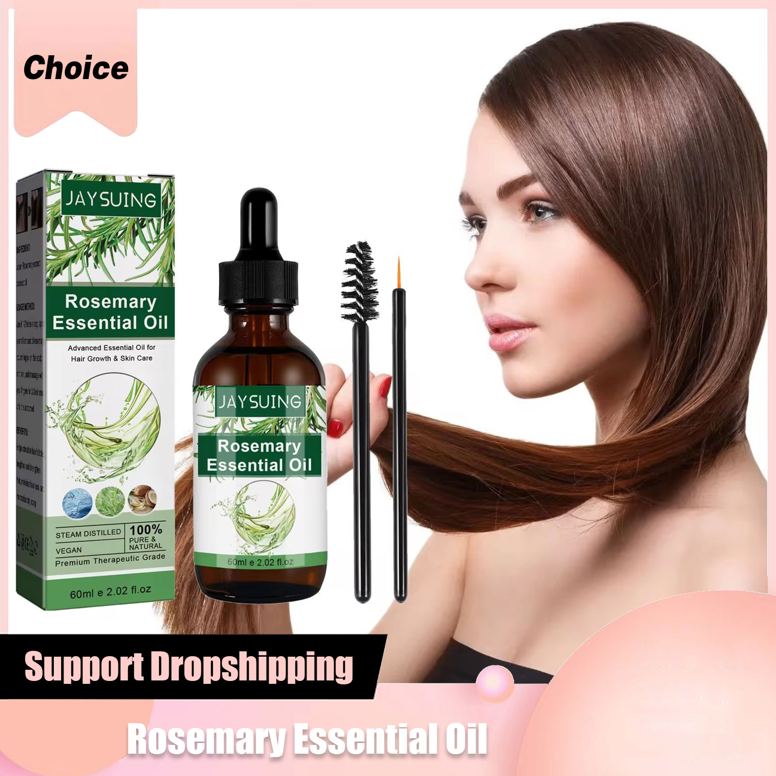 Hair Care Serum - Olio essenziale di rosmarino per la