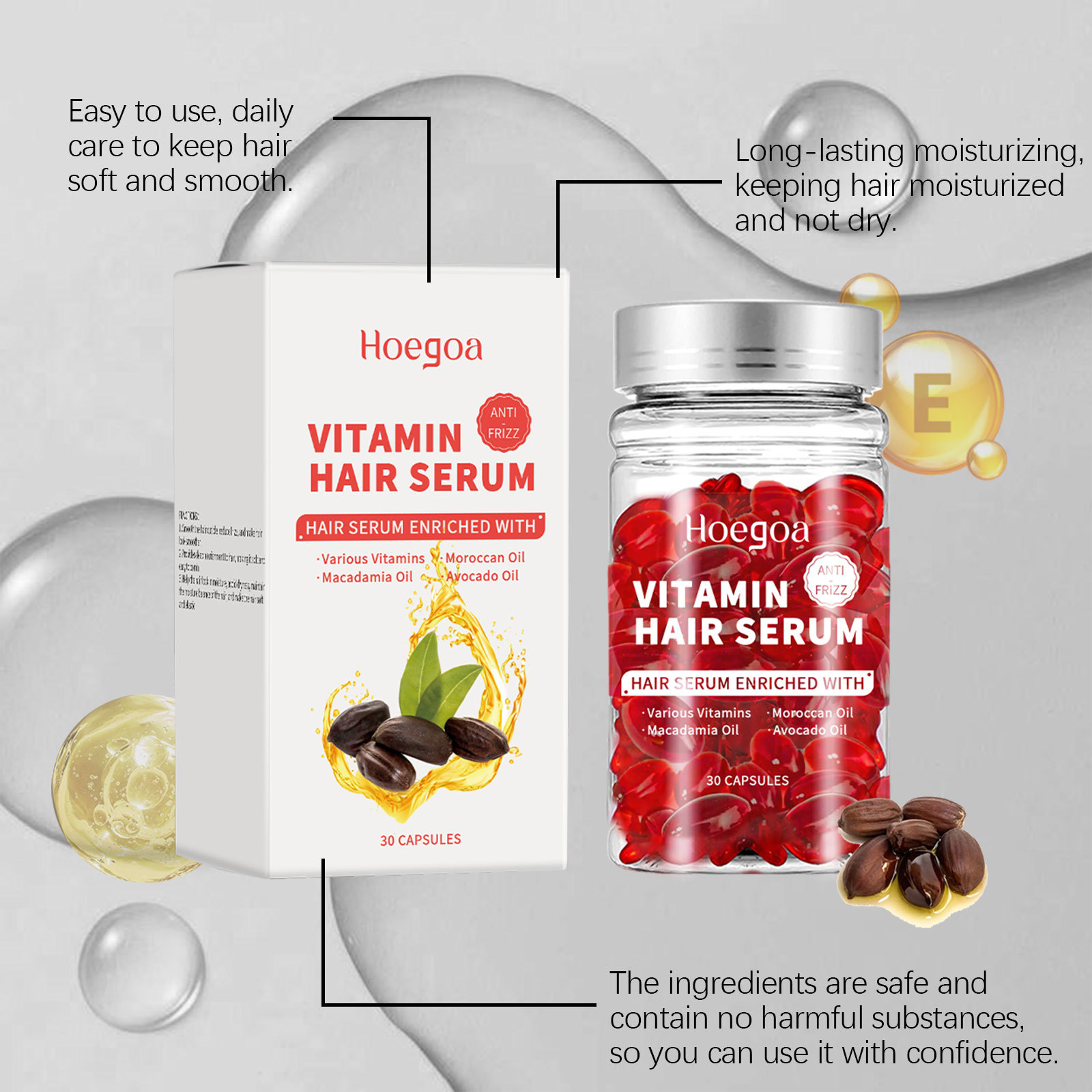 Hair Care Serum - Capsule di siero per la cura