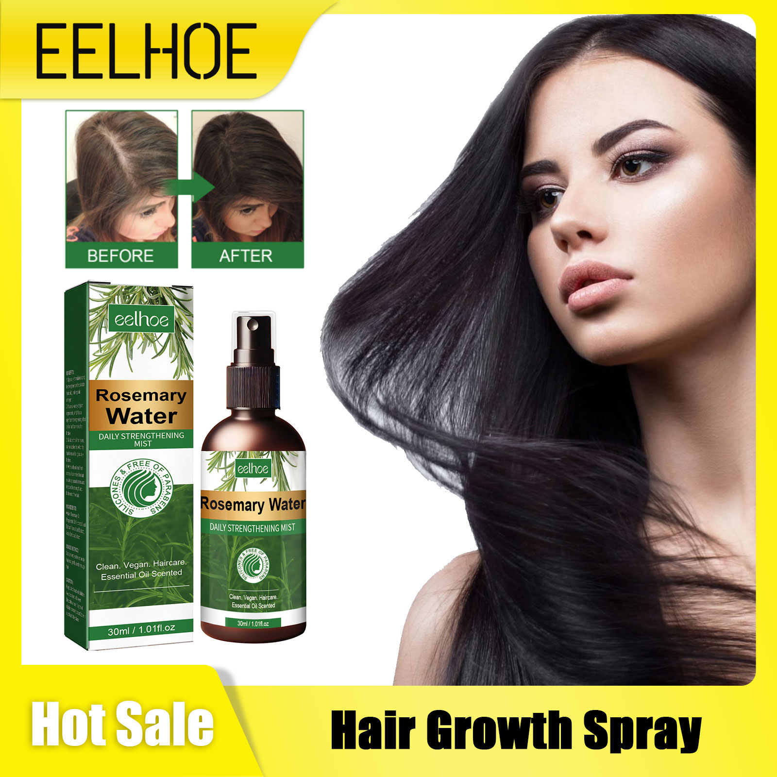 Hair Care Growth - Spray al rosmarino per capelli Trattamento