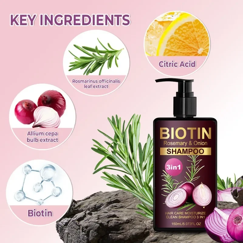 Shampoo BIOTIN al rosmarino e  - Hair Care Natural Ingredients recensione e prezzo