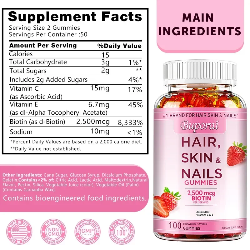 Caramelle gommose per capelli, - Hair Care Gummies recensione e prezzo
