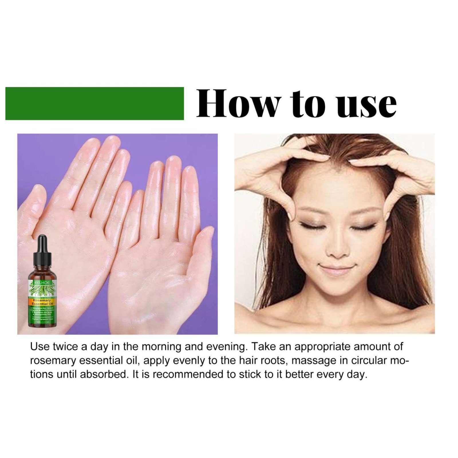 Eelhoe Rosmarino Cura dei cape - Hair Care Growth recensione e prezzo